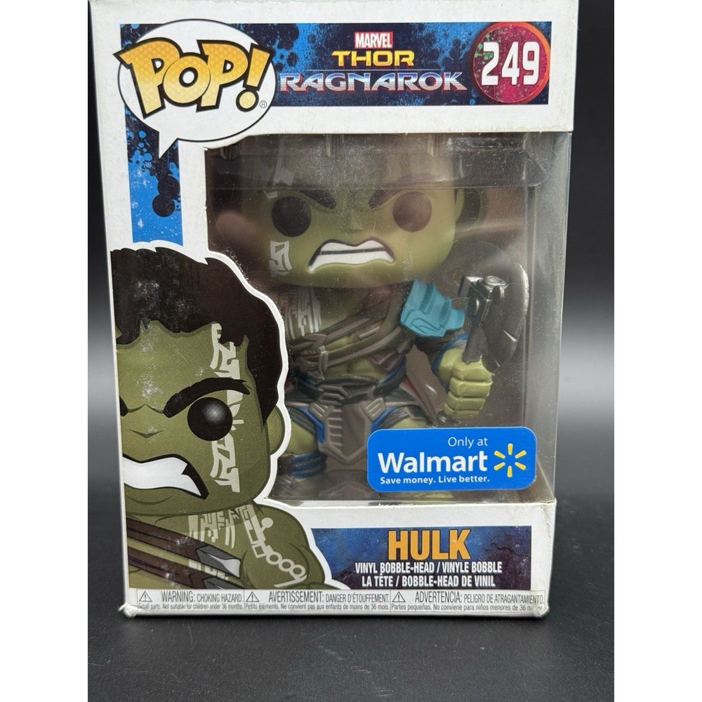 Funko POP! Marvel Thor Ragnarok Hulk #249 Vinyl Figure Walmart Exclusive